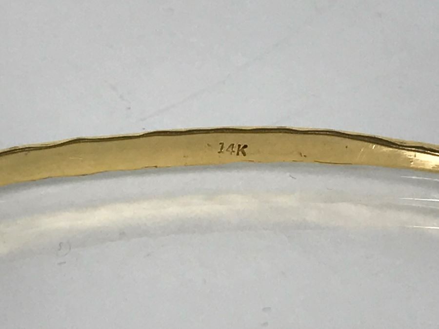 14K Yellow Gold Ladies Bracelet 3.8g [Photo 6]