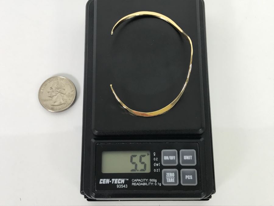 14K Yellow Gold Ladies Bracelet 5.5g [Photo 7]