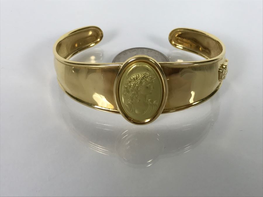 18K Yellow Gold ANFORA Italy Ladies Bracelet 20.2g [Photo 2]