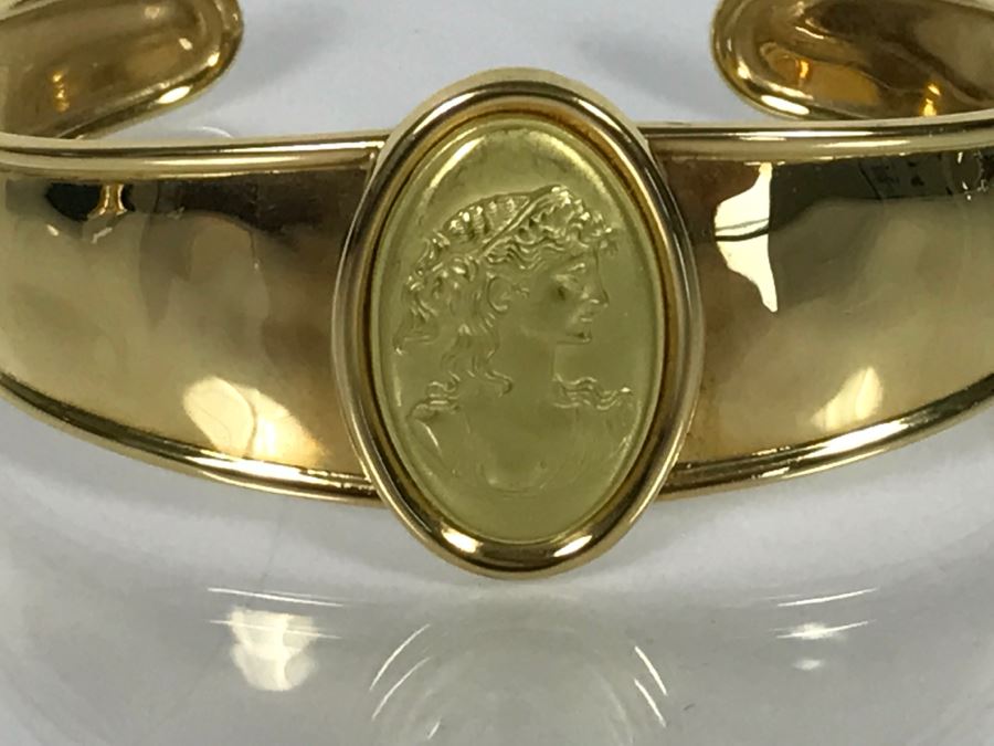 18K Yellow Gold ANFORA Italy Ladies Bracelet 20.2g [Photo 3]