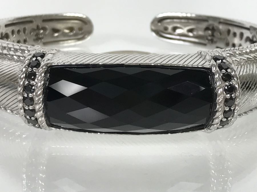 Judith Ripka Sterling Silver Bracelet 71.2g [Photo 4]