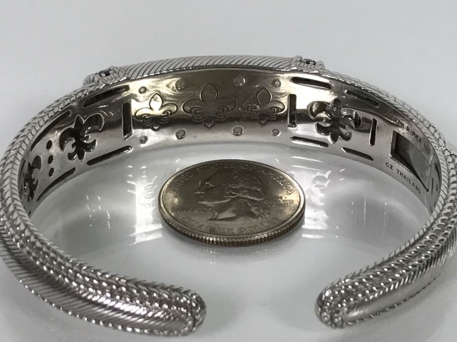 Judith Ripka Sterling Silver Bracelet 71.2g [Photo 9]