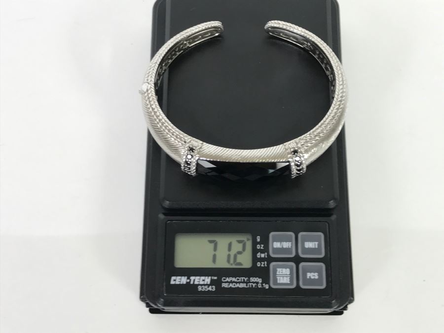 Judith Ripka Sterling Silver Bracelet 71.2g [Photo 13]