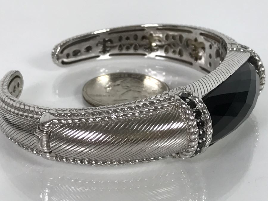 Judith Ripka Sterling Silver Bracelet 71.2g [Photo 7]