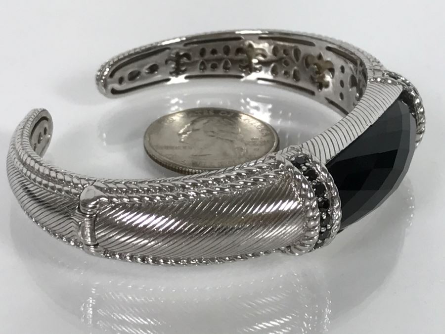 Judith Ripka Sterling Silver Bracelet 71.2g [Photo 8]