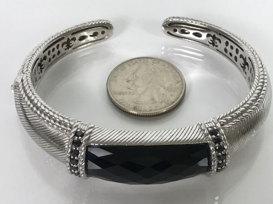 Judith Ripka Sterling Silver Bracelet 71.2g [Photo 5]