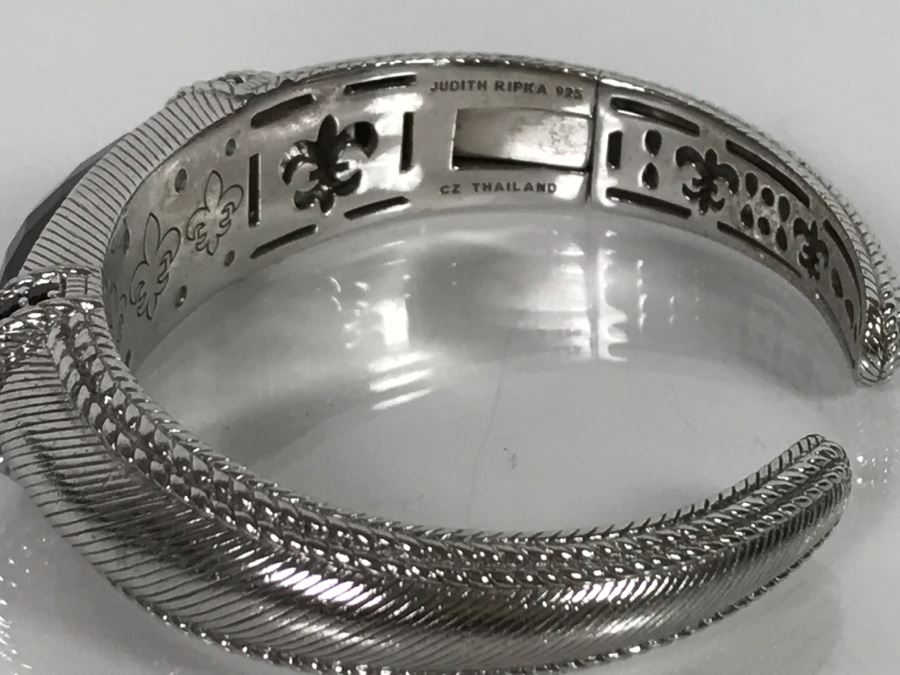 Judith Ripka Sterling Silver Bracelet 71.2g [Photo 12]