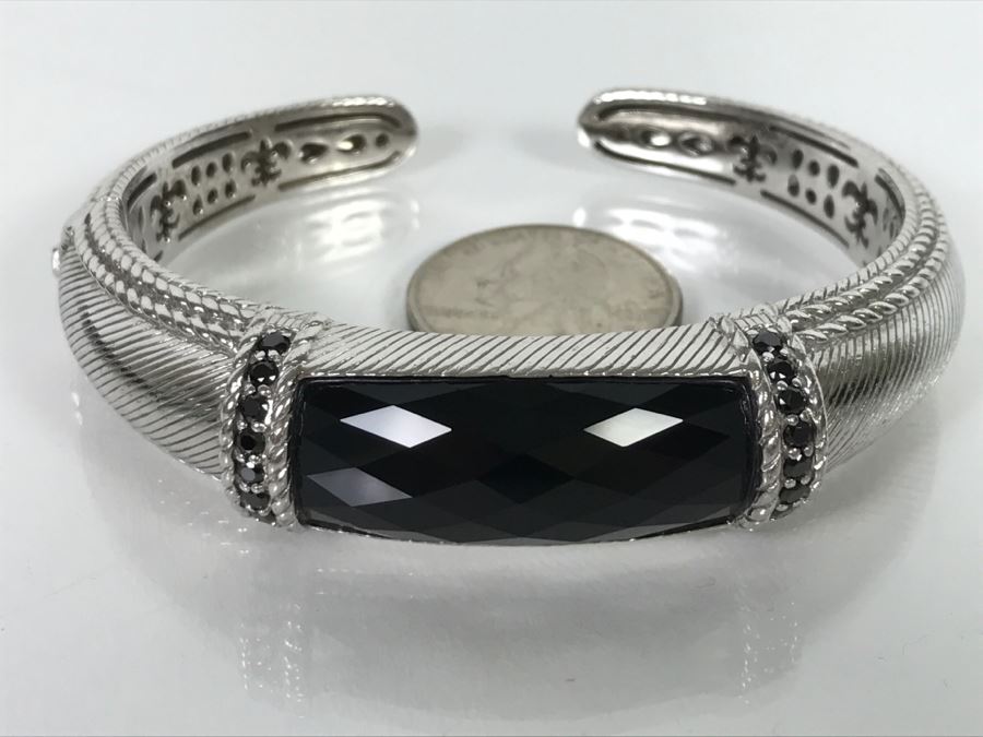 Judith Ripka Sterling Silver Bracelet 71.2g [Photo 2]