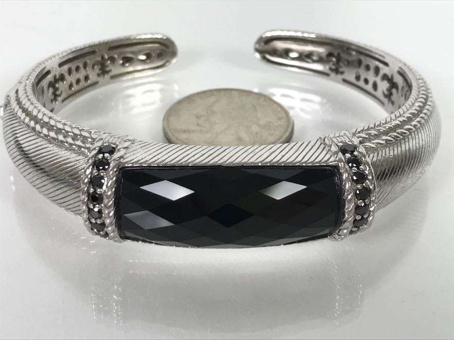 Judith Ripka Sterling Silver Bracelet 71.2g [Photo 3]