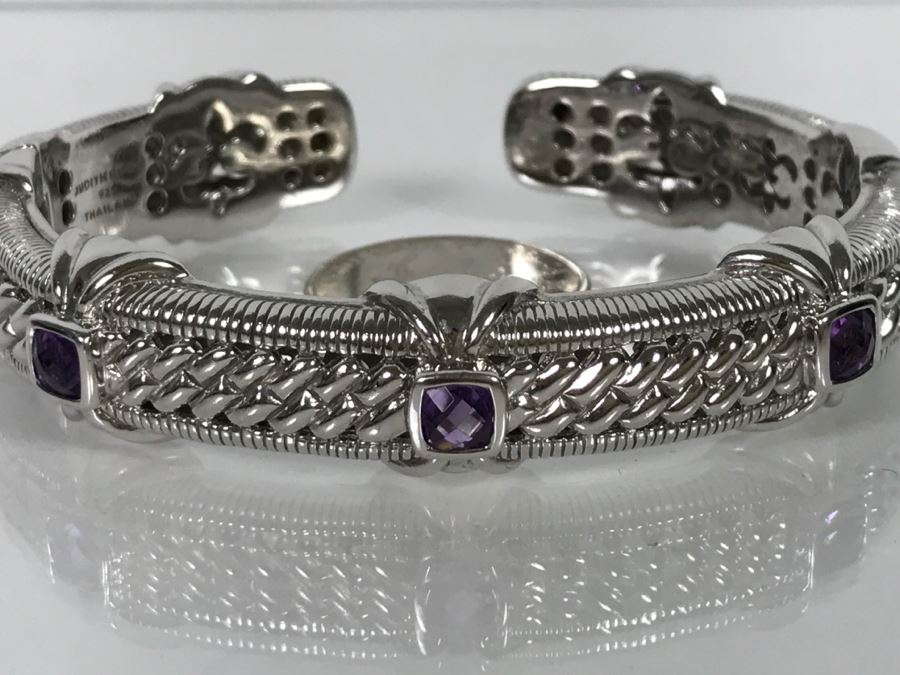 Judith Ripka Sterling Silver Bracelet 49.8g