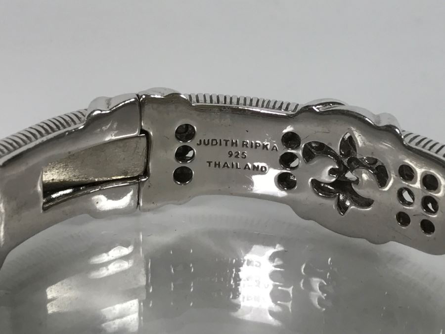 Judith Ripka Sterling Silver Bracelet 49.8g [Photo 8]