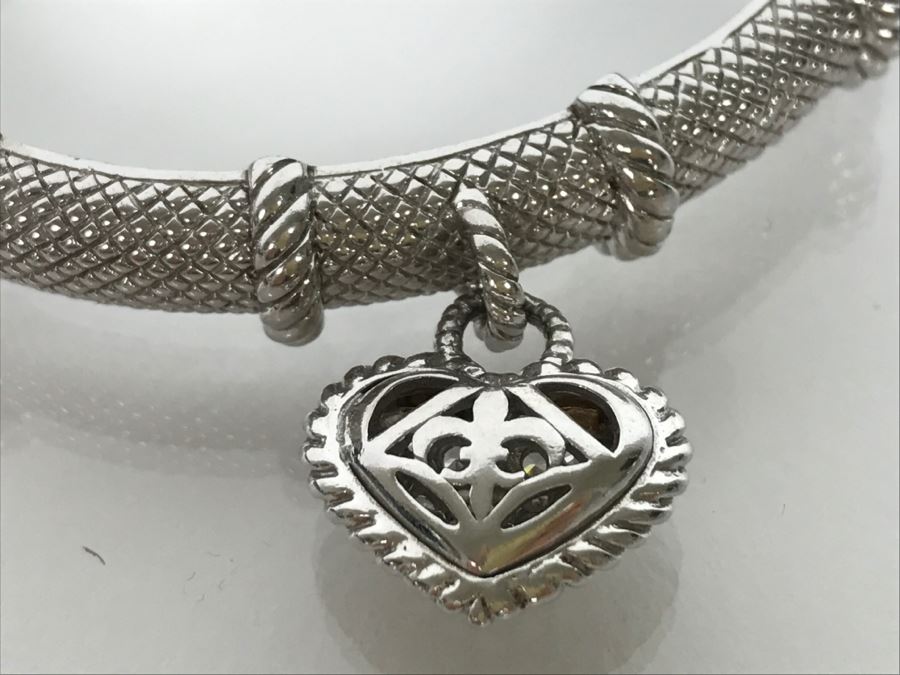 Set Of (3) Judith Ripka Sterling Silver Bracelets 101.6g TW [Photo 14]