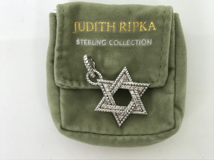 Judith Ripka Sterling Silver Pendants 8.2g [Photo 11]