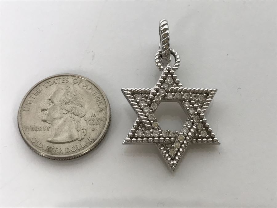 Judith Ripka Sterling Silver Pendants 8.2g [Photo 2]