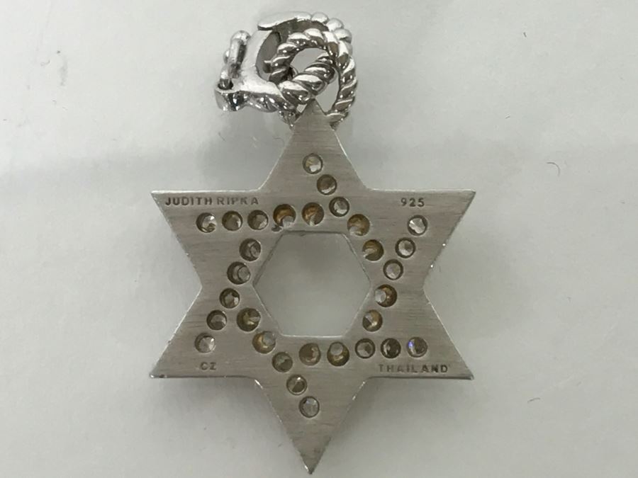 Judith Ripka Sterling Silver Pendants 8.2g [Photo 8]