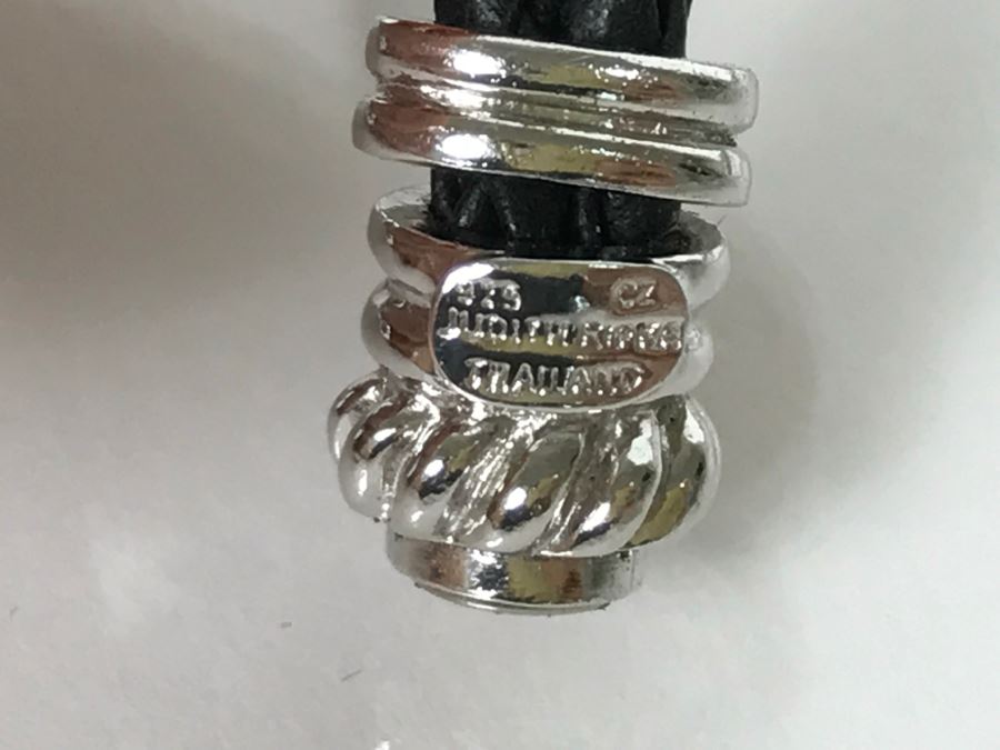 Set Of (3) Judith Ripka Sterling Silver Bracelets 75.4g TW [Photo 11]