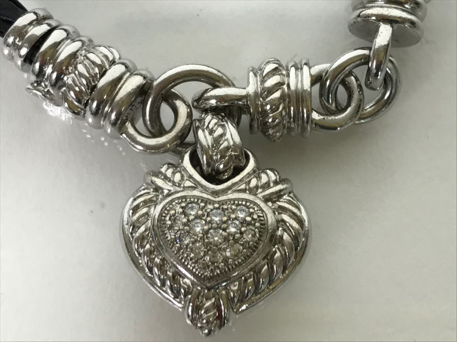 Set Of (3) Judith Ripka Sterling Silver Bracelets 75.4g TW [Photo 4]