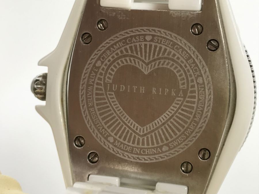 Judith Ripka Ladies Watch With Case [Photo 12]