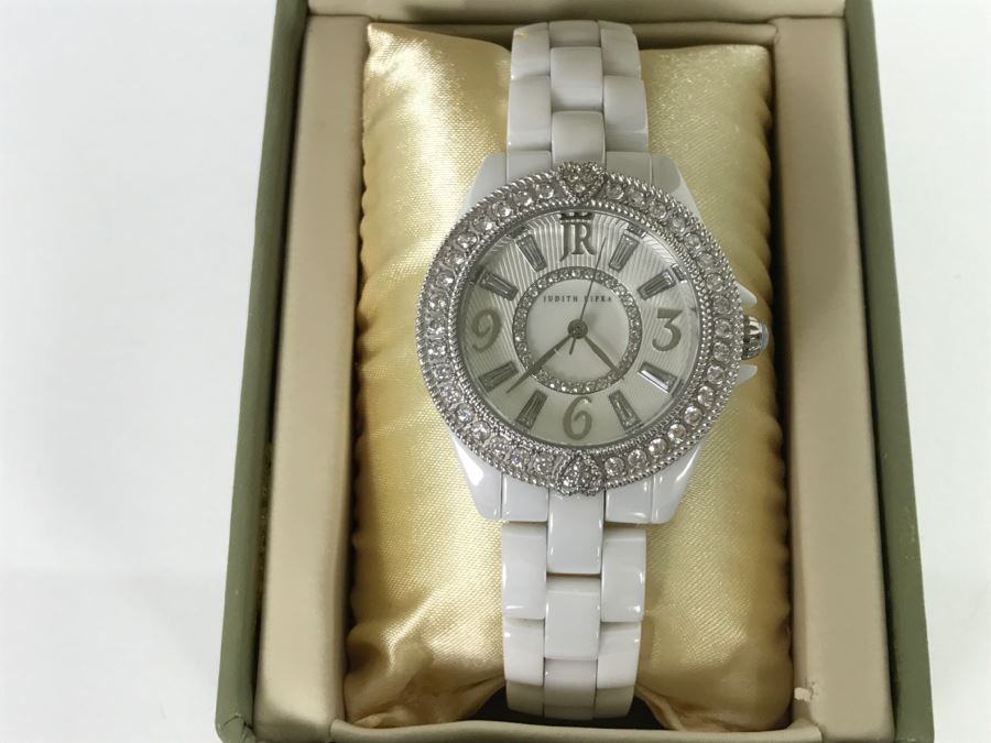 Judith Ripka Ladies Watch With Case