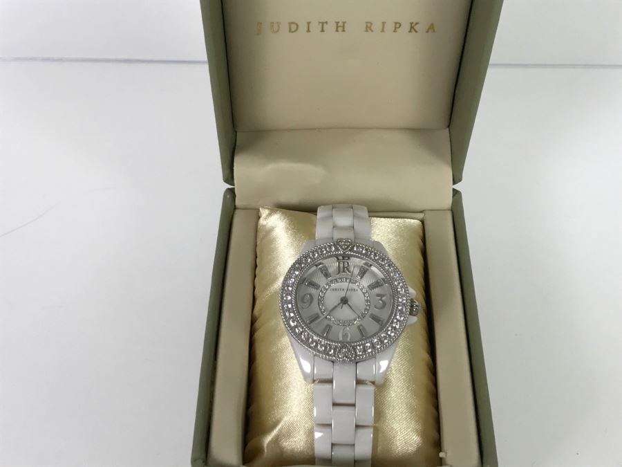 Judith Ripka Ladies Watch With Case [Photo 3]