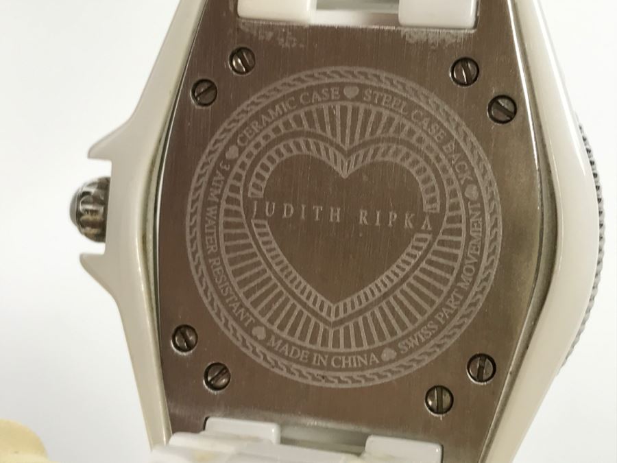 Judith Ripka Ladies Watch With Case [Photo 11]