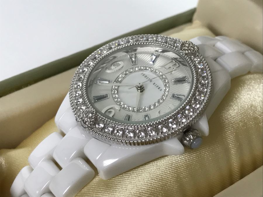 Judith Ripka Ladies Watch With Case [Photo 9]