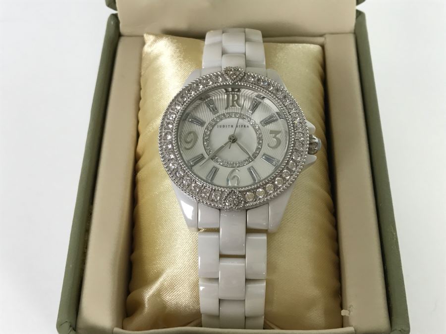 Judith Ripka Ladies Watch With Case [Photo 4]