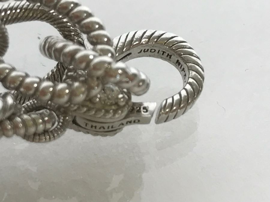 Pair Of Sterling Silver Bracelets 60.7g TW [Photo 10]