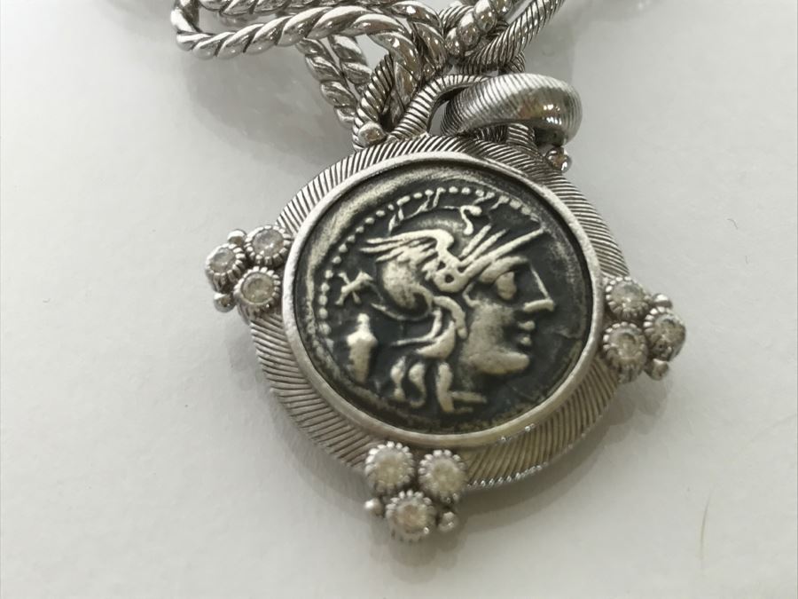 Pair Of Sterling Silver Bracelets 60.7g TW [Photo 8]