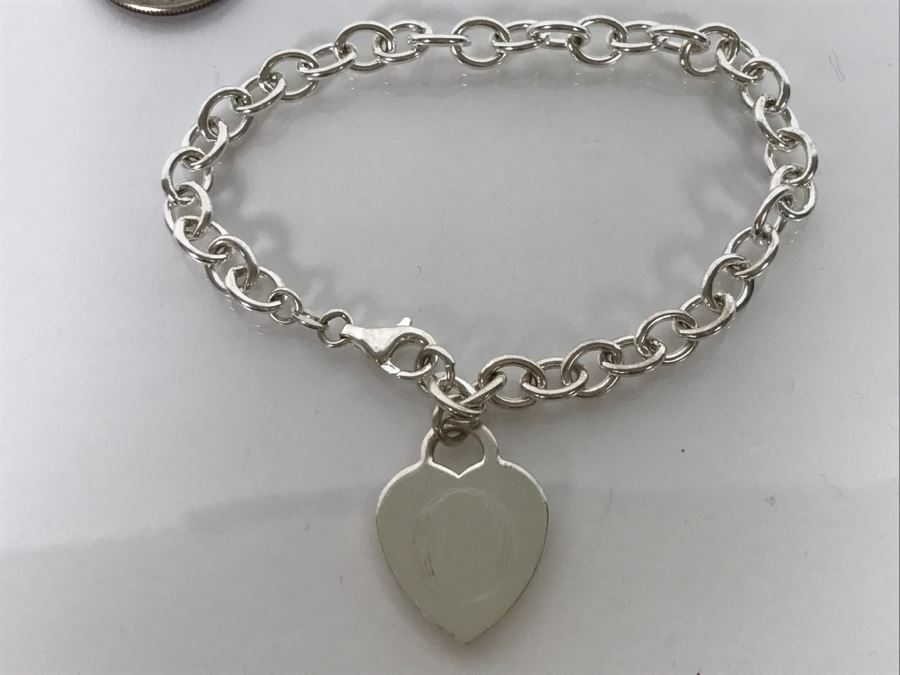 Pair Of Sterling Silver Bracelets 60.7g TW [Photo 11]