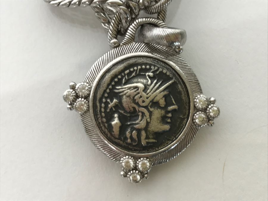 Pair Of Sterling Silver Bracelets 60.7g TW [Photo 7]