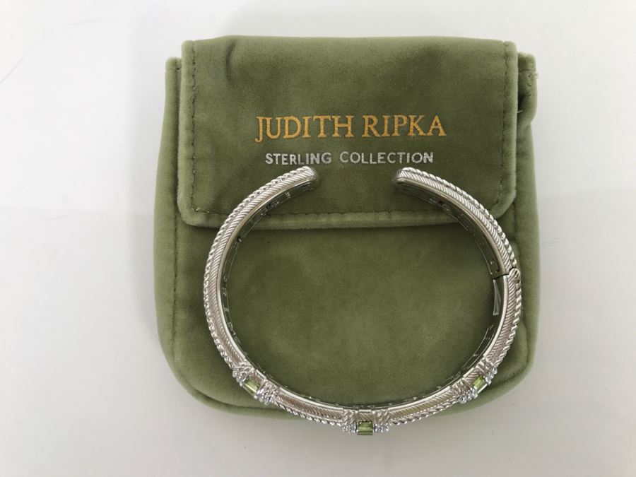 Judith Ripka Sterling Silver Bracelet 46g [Photo 10]