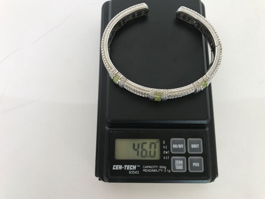 Judith Ripka Sterling Silver Bracelet 46g [Photo 9]