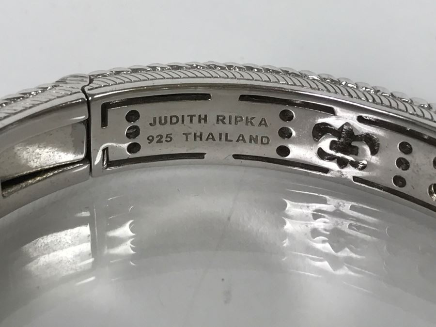 Judith Ripka Sterling Silver Bracelet 46g [Photo 7]