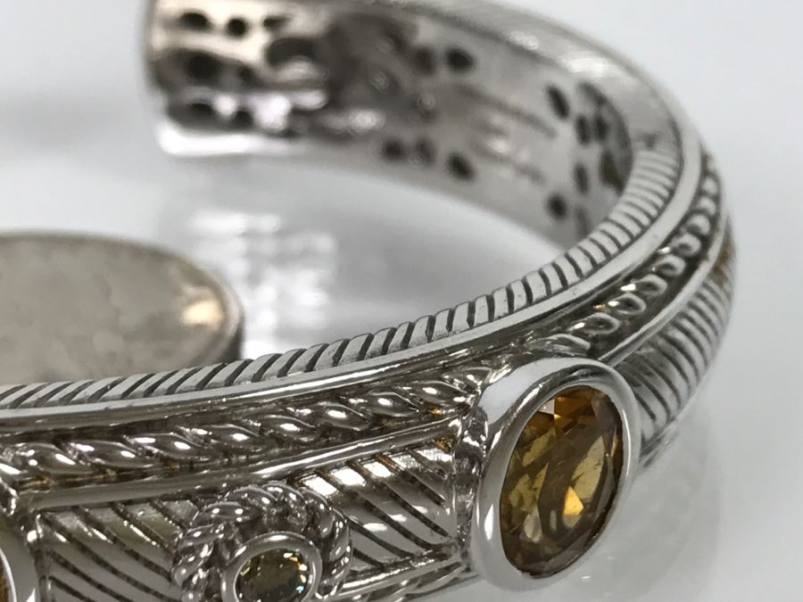 Judith Ripka Sterling Silver Bracelet 49.5g [Photo 5]