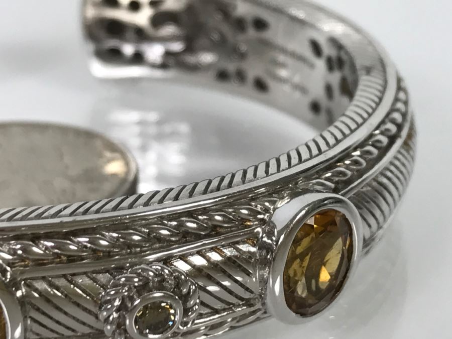 Judith Ripka Sterling Silver Bracelet 49.5g [Photo 6]