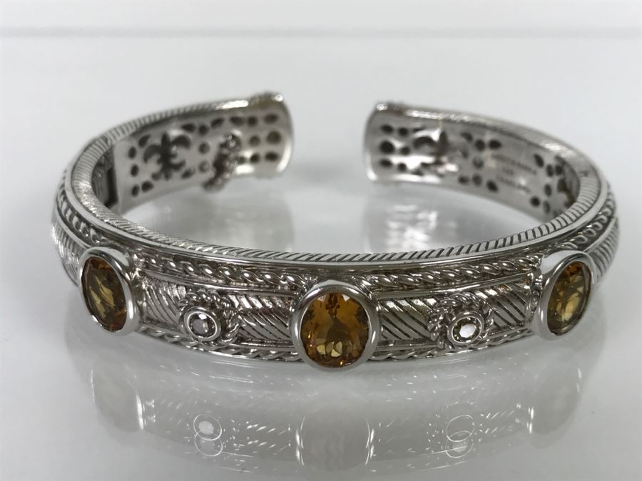 Judith Ripka Sterling Silver Bracelet 49.5g [Photo 1]