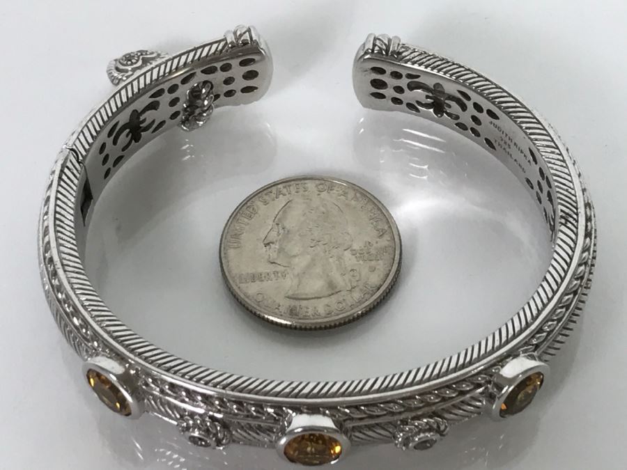 Judith Ripka Sterling Silver Bracelet 49.5g [Photo 7]