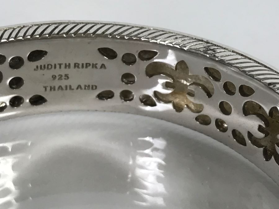 Judith Ripka Sterling Silver Bracelet 49.5g [Photo 11]