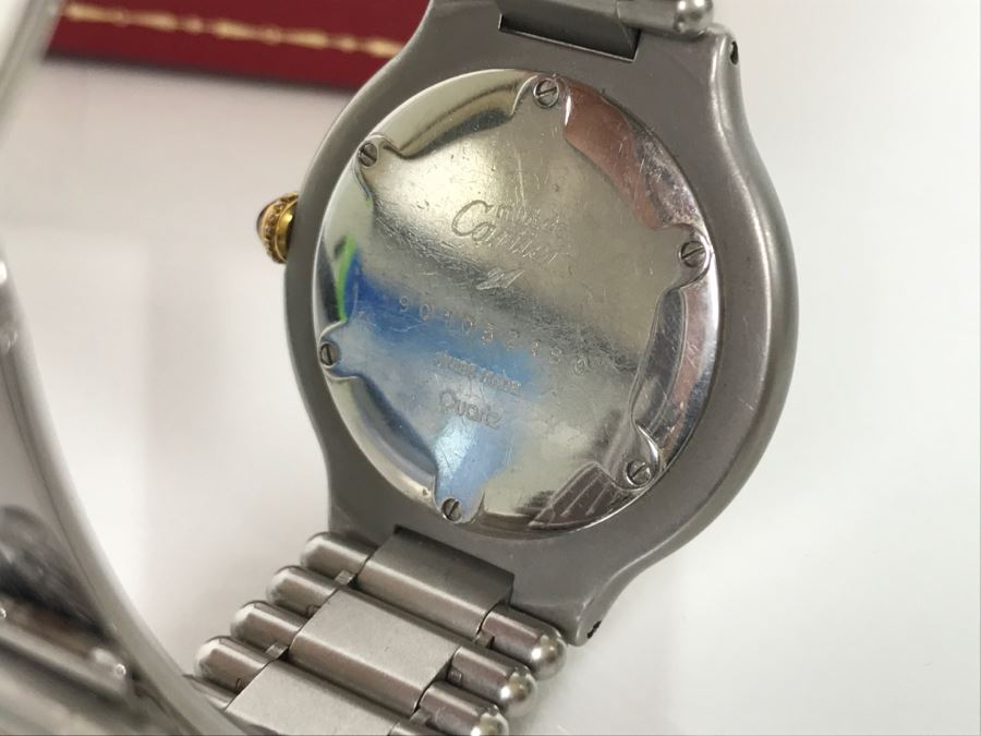 Ladies Cartier Must De Montres 21 Watch With Case Estimate $1,600 [Photo 6]