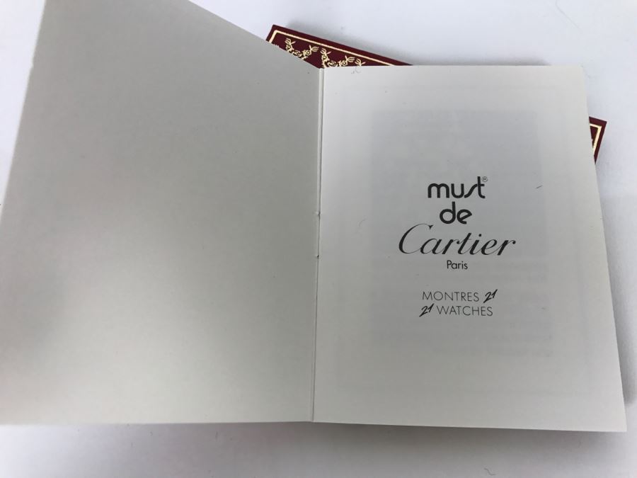 Ladies Cartier Must De Montres 21 Watch With Case Estimate $1,600 [Photo 11]