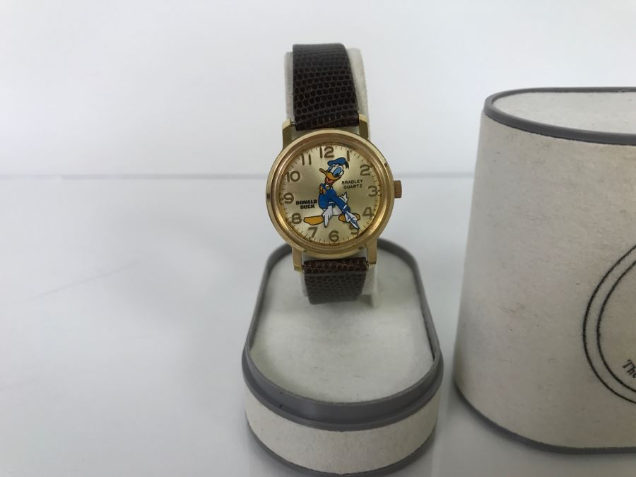 Disney Donald Duck Bradley Watch Birthday Commemorative Edition New In ...