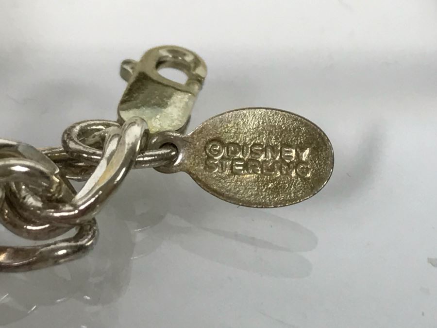 Disney Limited Edition Sterling Silver Mickey Mouse Progression Charm Bracelet 'Sorcerer's Apprentice' 46.9g With Cert And Case [Photo 10]