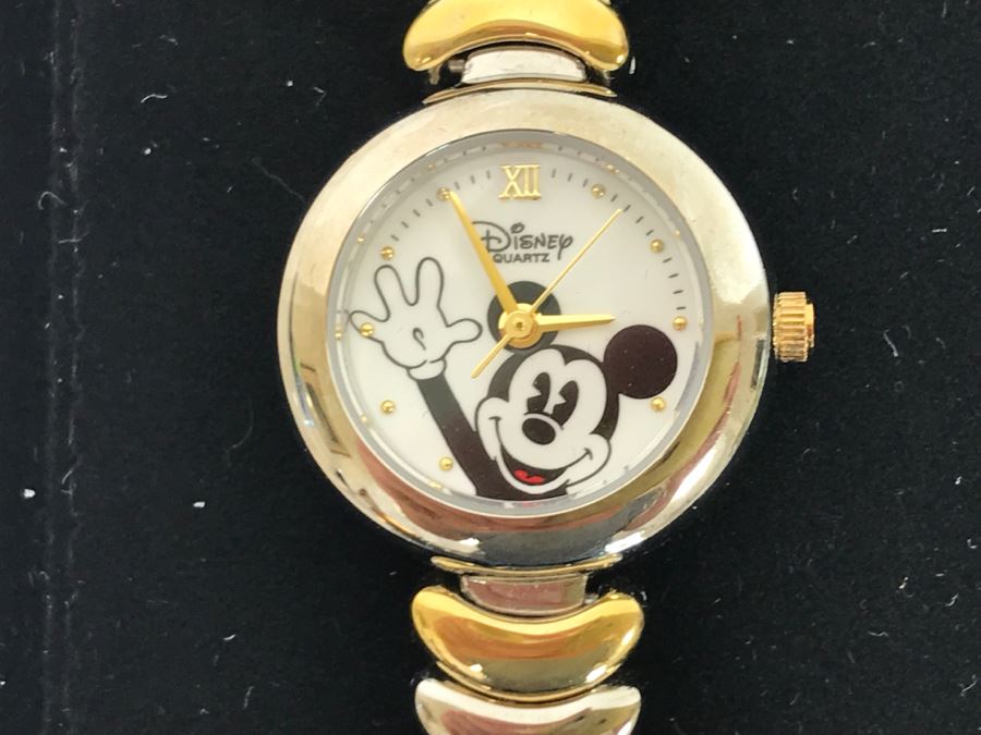Disney Time Works Mickey Mouse Watch In Box Retails $70 [Photo 4]