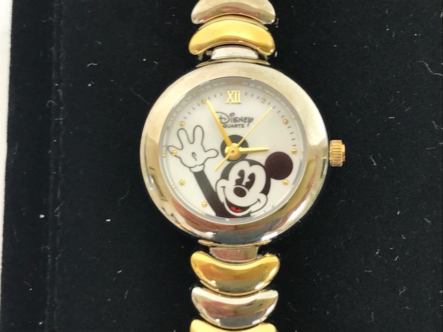 Disney Time Works Mickey Mouse Watch In Box Retails $70 [Photo 3]