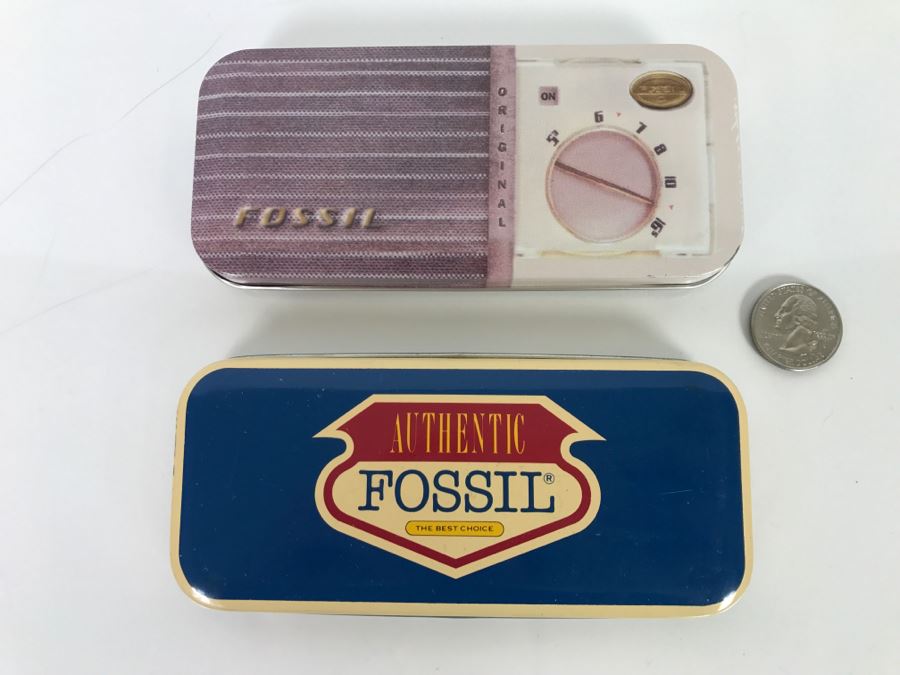 Pair Of Fossill Watches In Boxes [Photo 2]