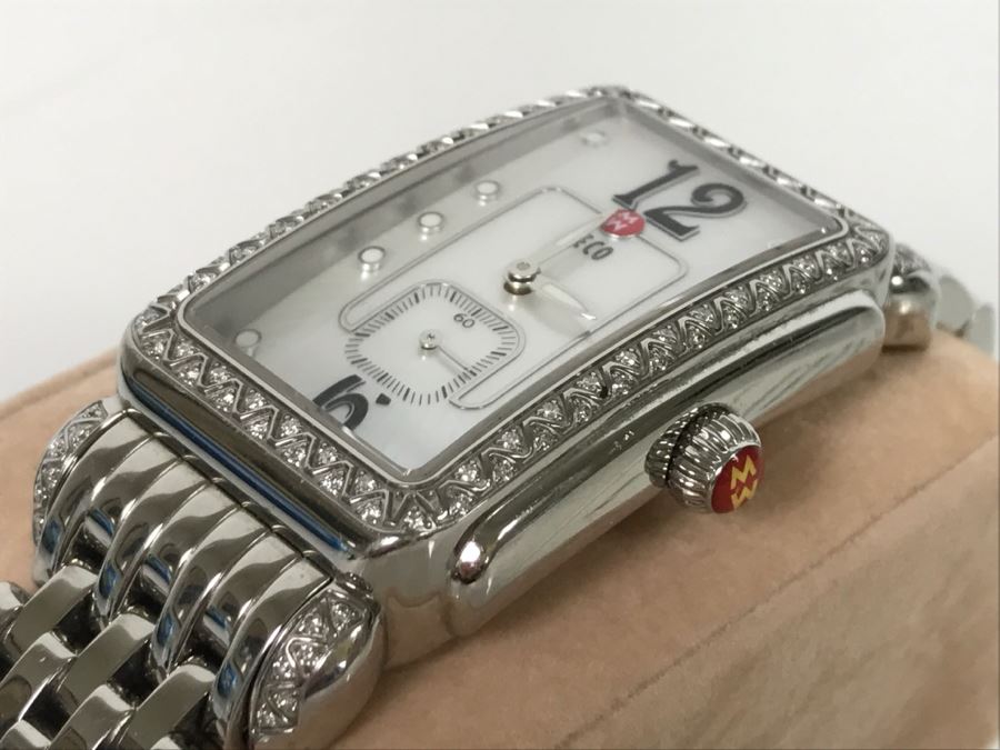 MICHELE Luxury Sapphire Crystal DECO Ladies Watch MW06E01 [Photo 6]