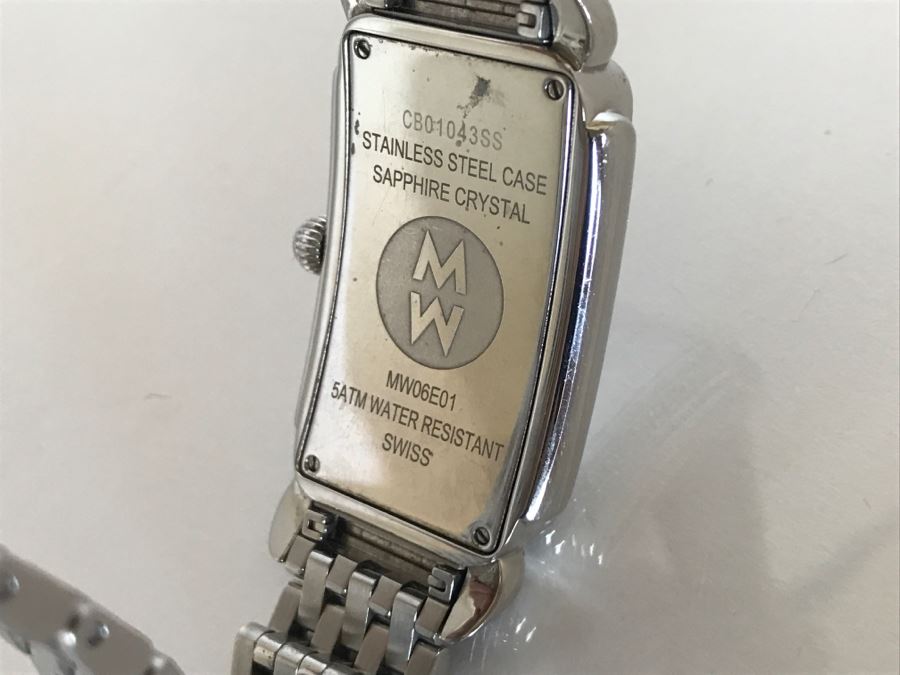 MICHELE Luxury Sapphire Crystal DECO Ladies Watch MW06E01 [Photo 10]