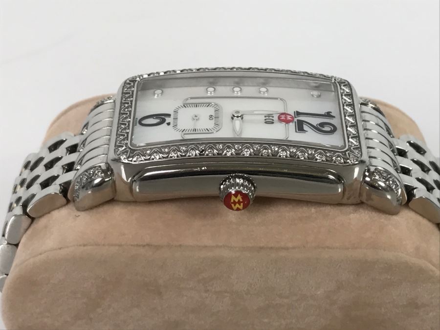 MICHELE Luxury Sapphire Crystal DECO Ladies Watch MW06E01 [Photo 8]