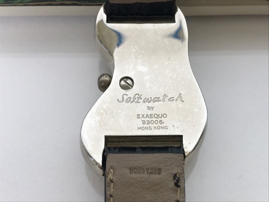 Softwatch By EXAEQUO 92006 Salvador Dali Melting Time Watch With Box [Photo 7]